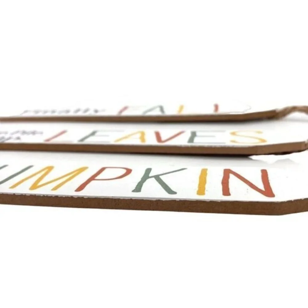 Fall Hanging Colorful Garland Sign Door Decor New